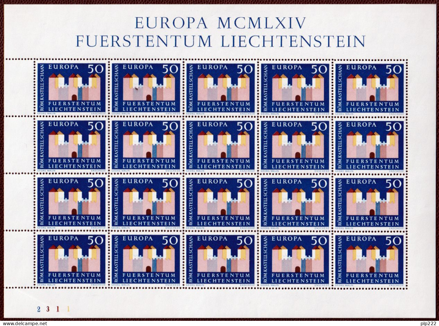 Europa CEPT 1964 Annata Completa + Foglietto / Complete Year Set + S/S **/MNH VF - Années Complètes