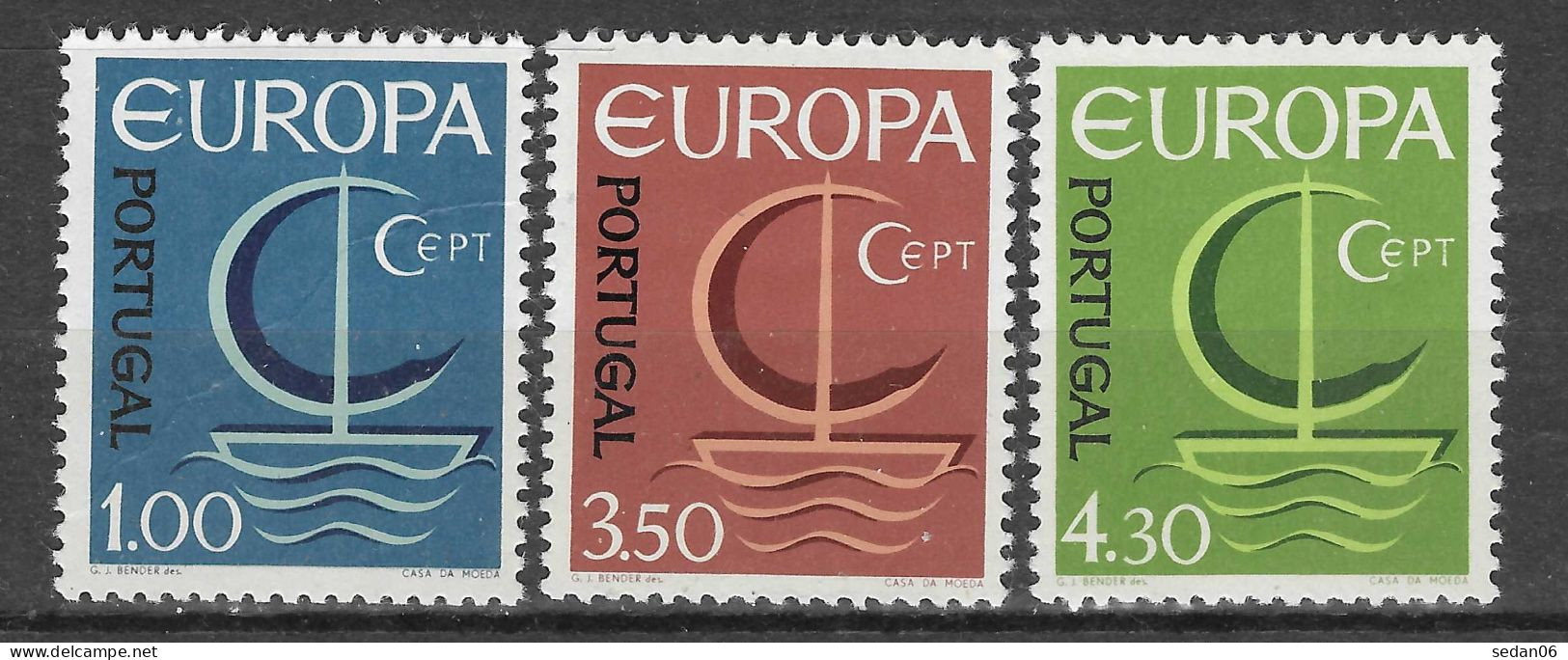 PORTUGAL N°993/995* (Europa 1966) - COTE 22.50 € - 1966