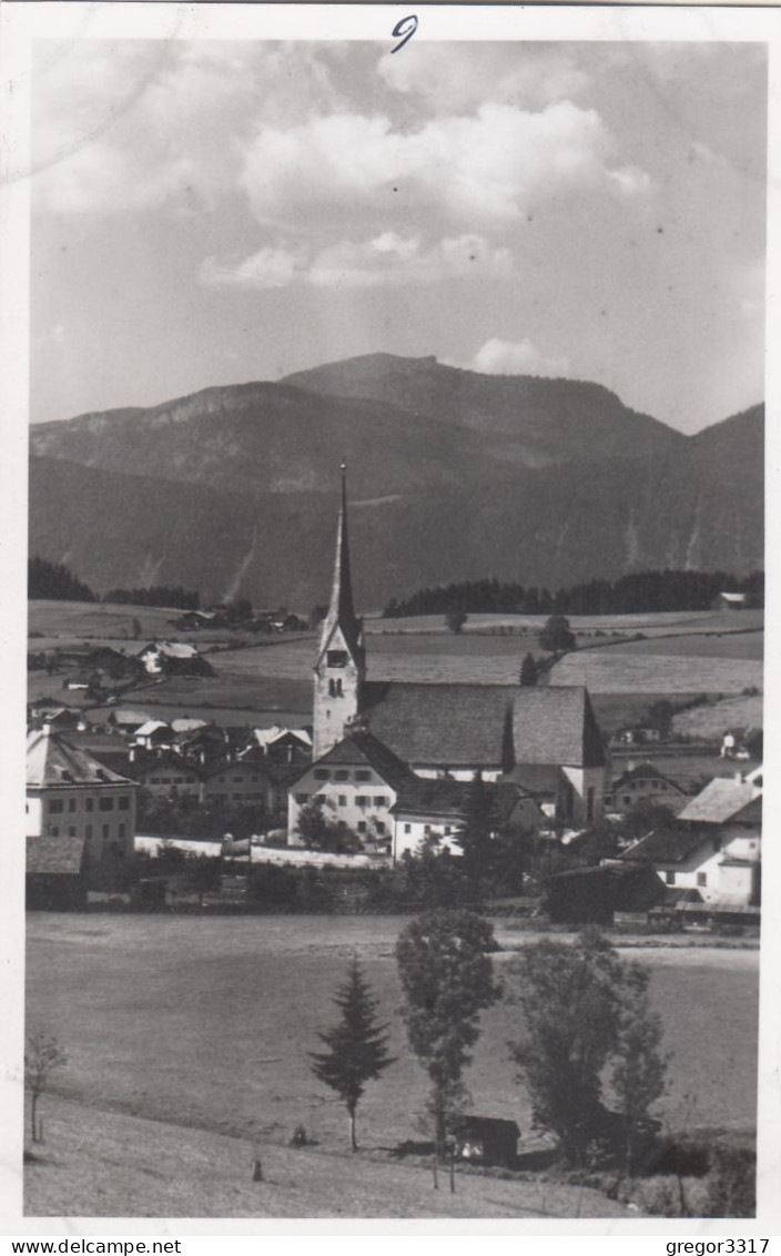 E953) ABTENAU 712m - Salzburg - Wunderschöne FOTO AK - Kirche Im Mittelpunkt ALT ! - Abtenau