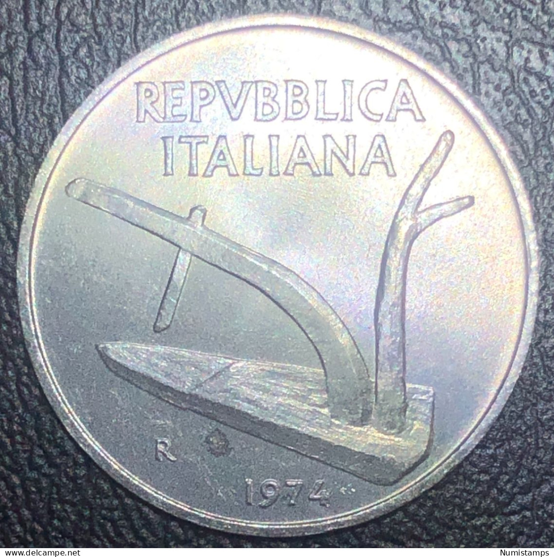 Italia 10 Lire, 1974 - 10 Liras