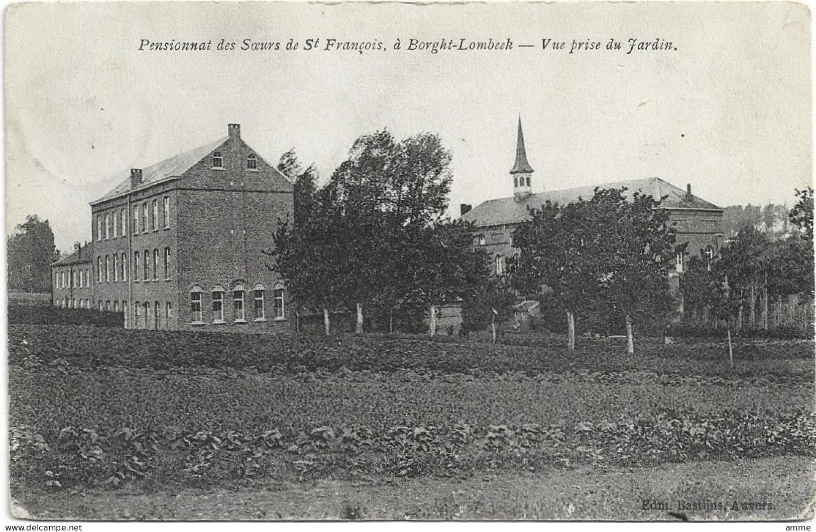 Borchtlombeek    *  Pensionnat Des Soeurs St.-François à Borght-Lombeek - Vue Prise Du Jardin - Roosdaal