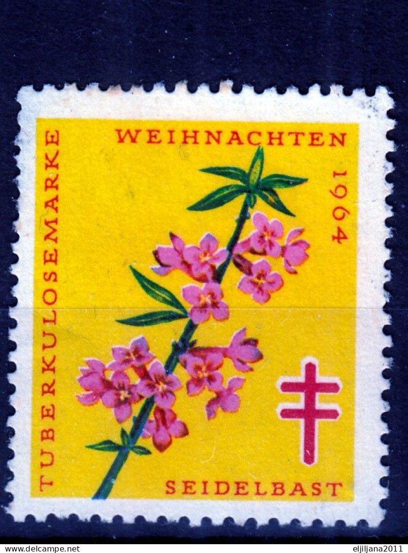 Weihnachten 1964 ⁕ Christmas / Aanti-tuberculosis ⁕ 1v No Gum - Erinnophilie