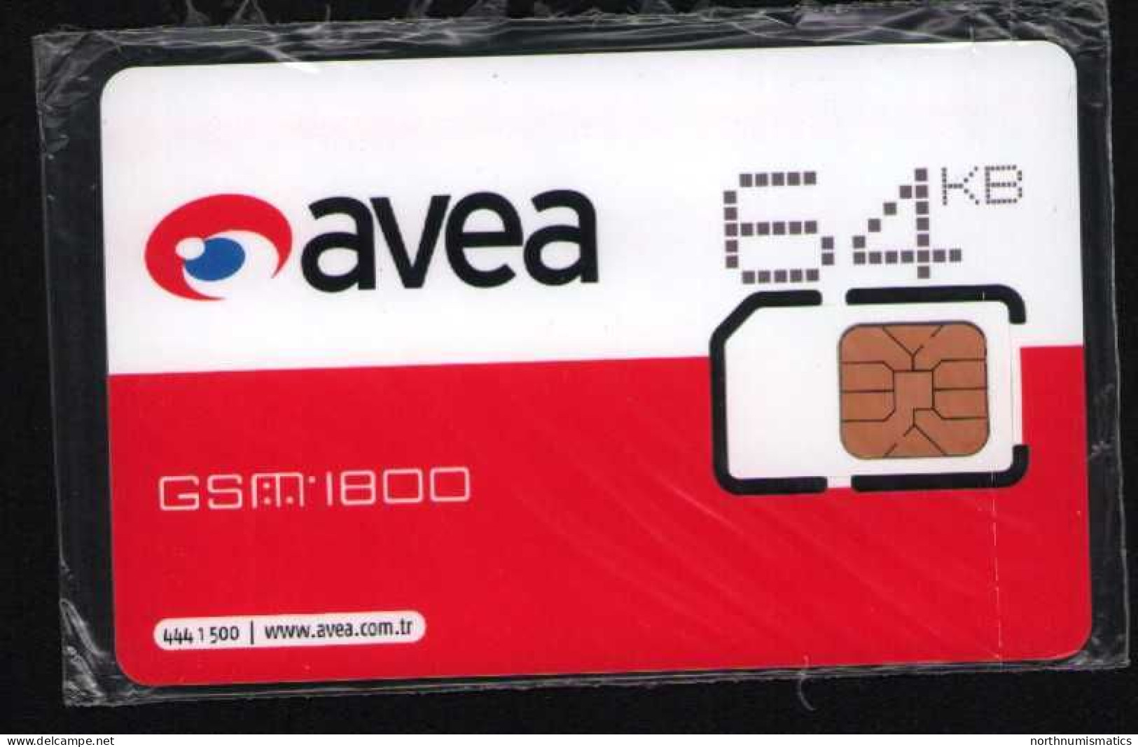AVEA  Gsm  Original Pochette Chip Sim Card - Lots - Collections