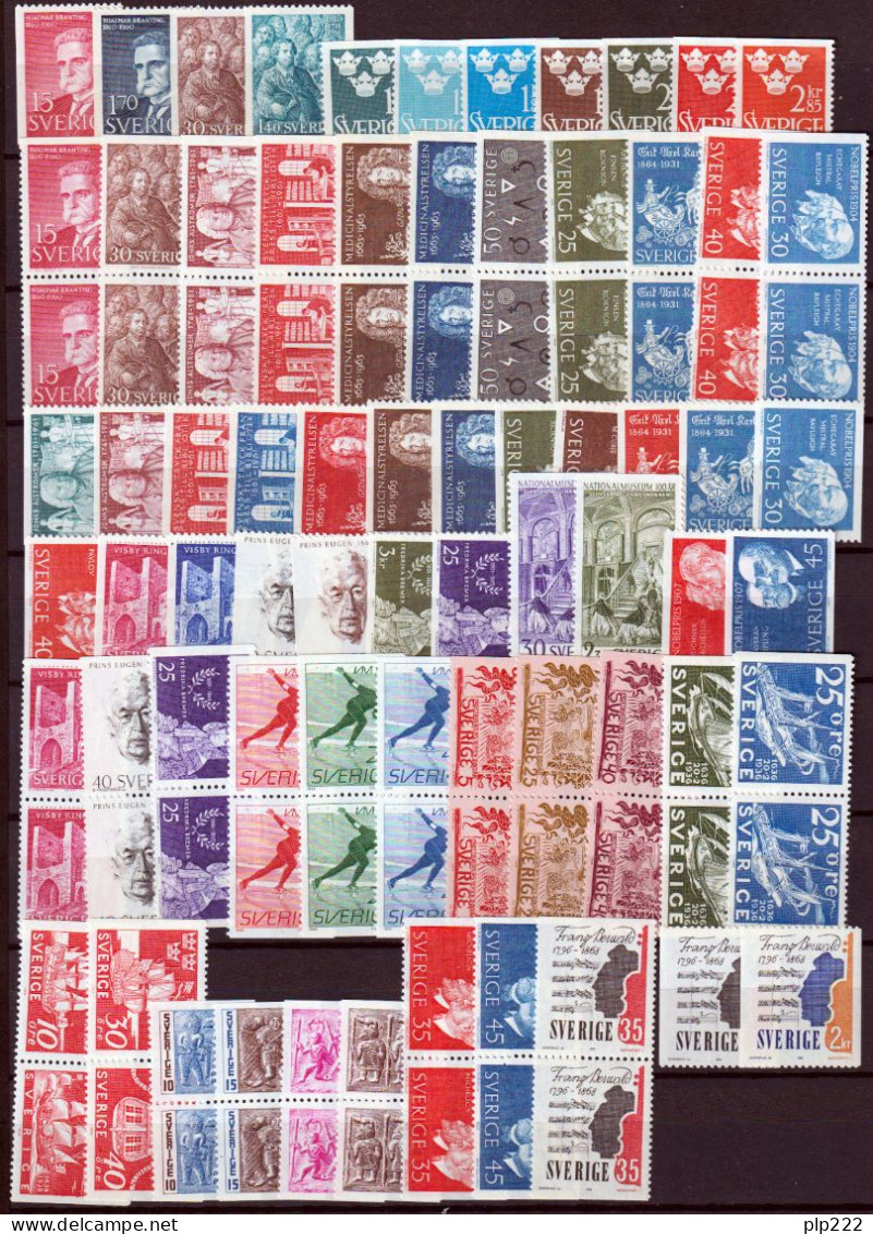 Svezia 1954/69 280 Val. **/MNH VF - Collezioni