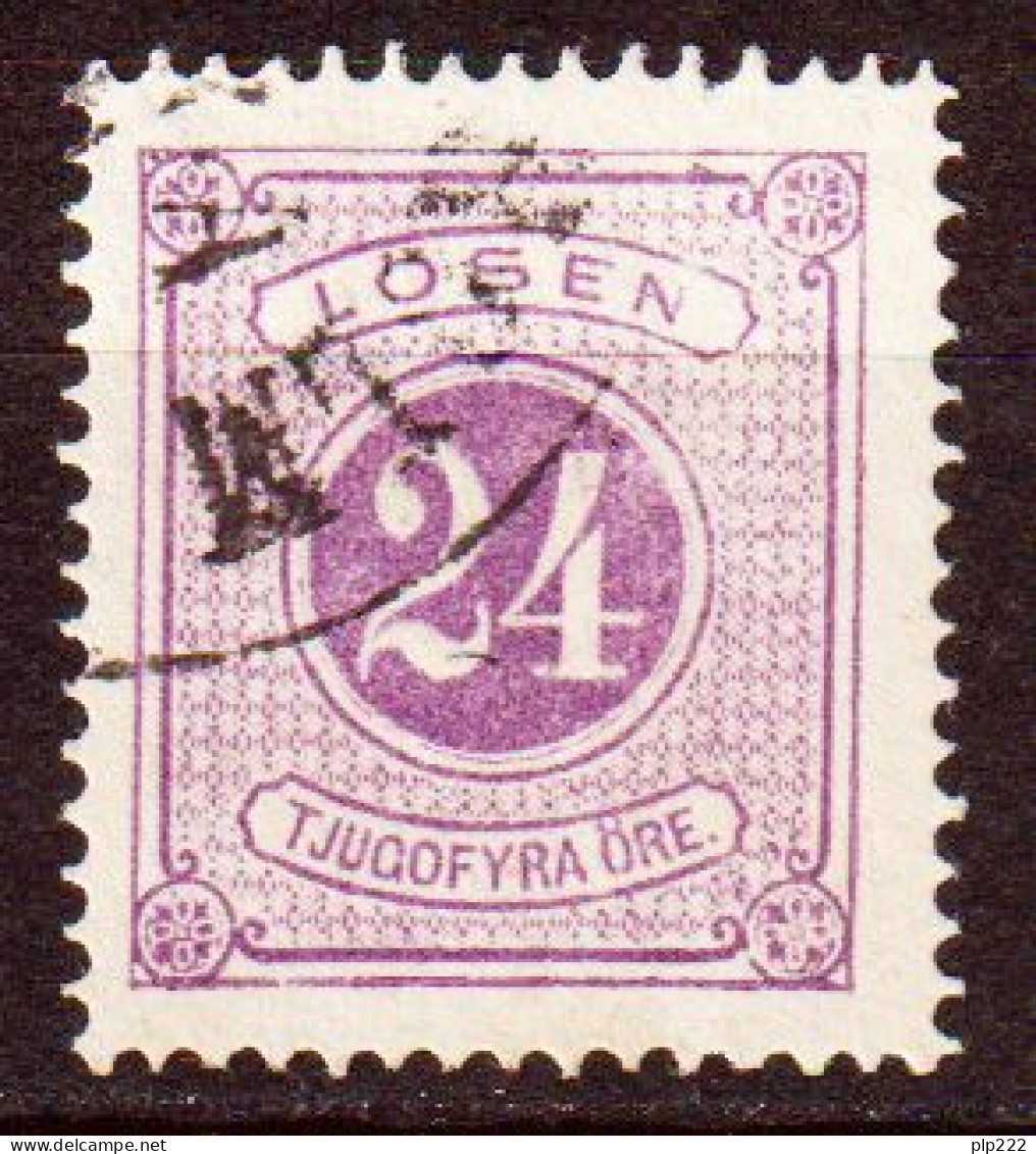 Svezia 1910/11 Segnatasse Dent/perf 14 Unif.7B O/Used VF/F - Dienstzegels