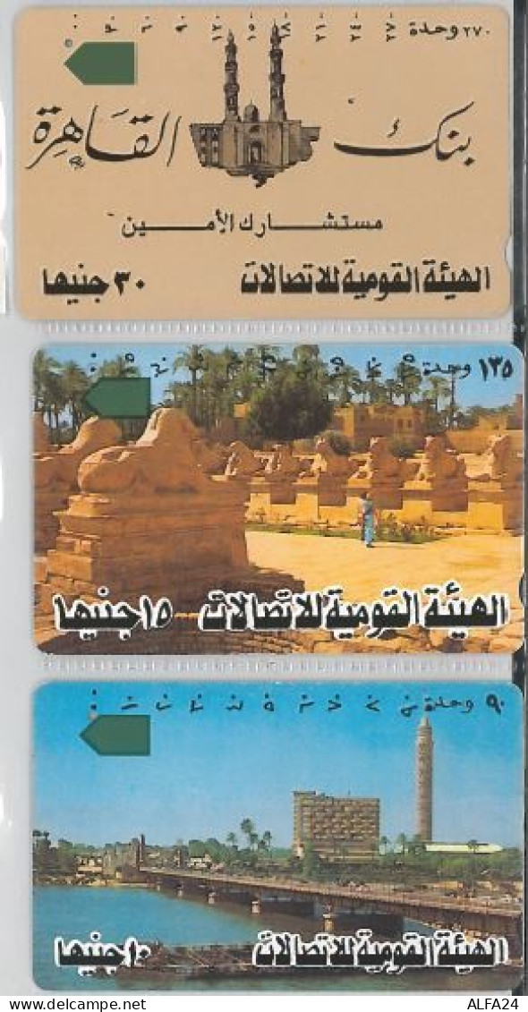 LOT 3 PHONE CARDS EGITTO (ES134 - Egitto