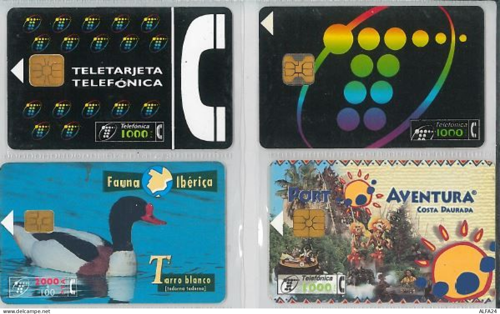 LOT 4 PHONE CARDS SPAGNA (ES131 - Other & Unclassified