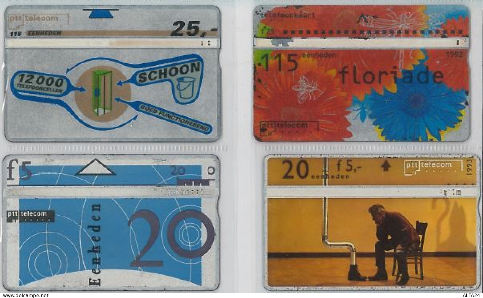 LOT 4 PHONE CARDS PAESI BASSI (ES122 - Andere & Zonder Classificatie