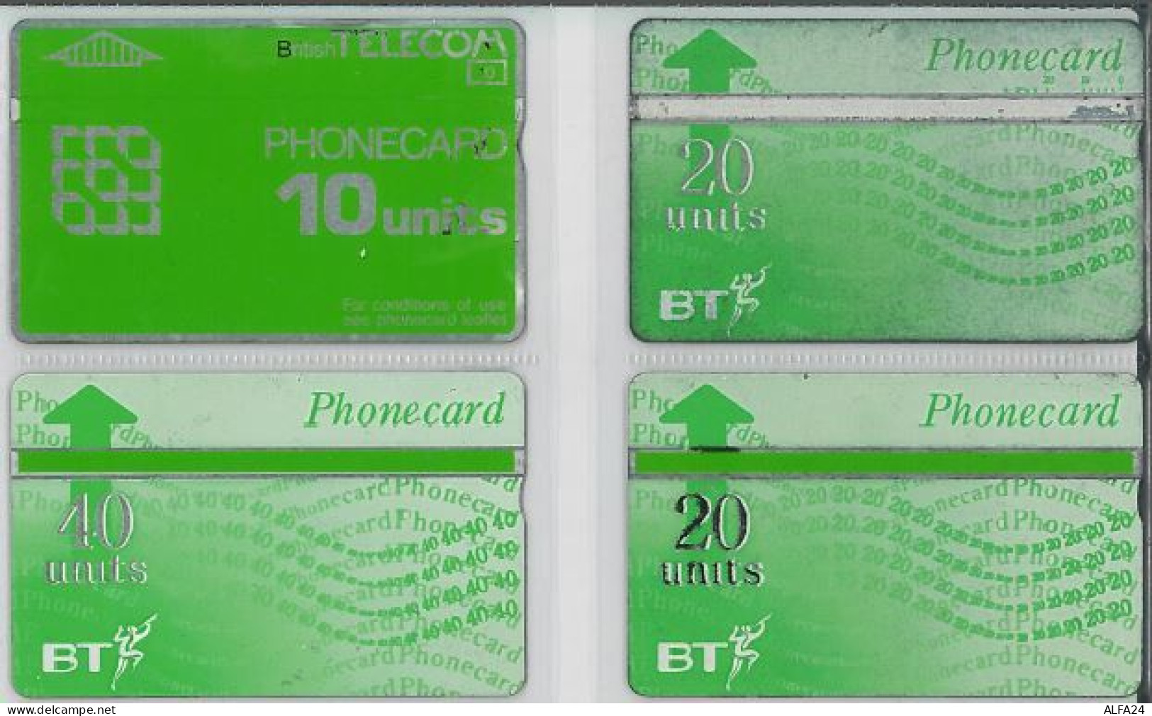 LOT 4 PHONE CARDS REGNO UNITO (ES31 - Other & Unclassified