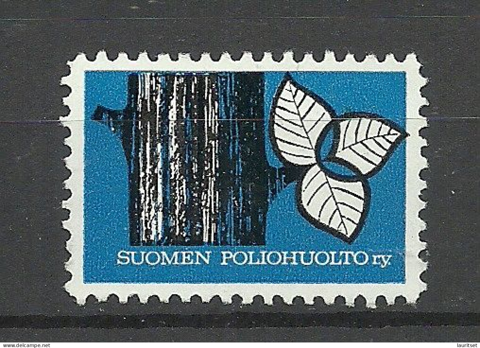 FINLAND Help For Disabled Vignette Charity Poster Stamp (*) - Erinnophilie