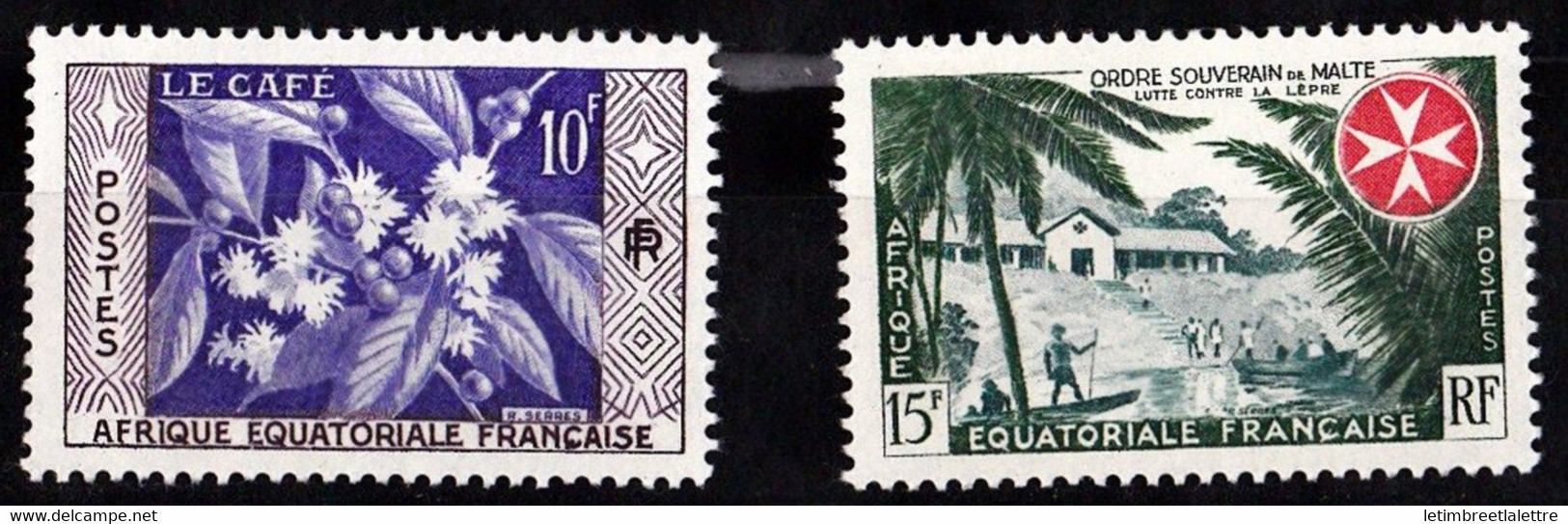 AEF - YT N° 236 Et 237 ** - Neuf Sans Charnière - 1956 / 1957 - Neufs