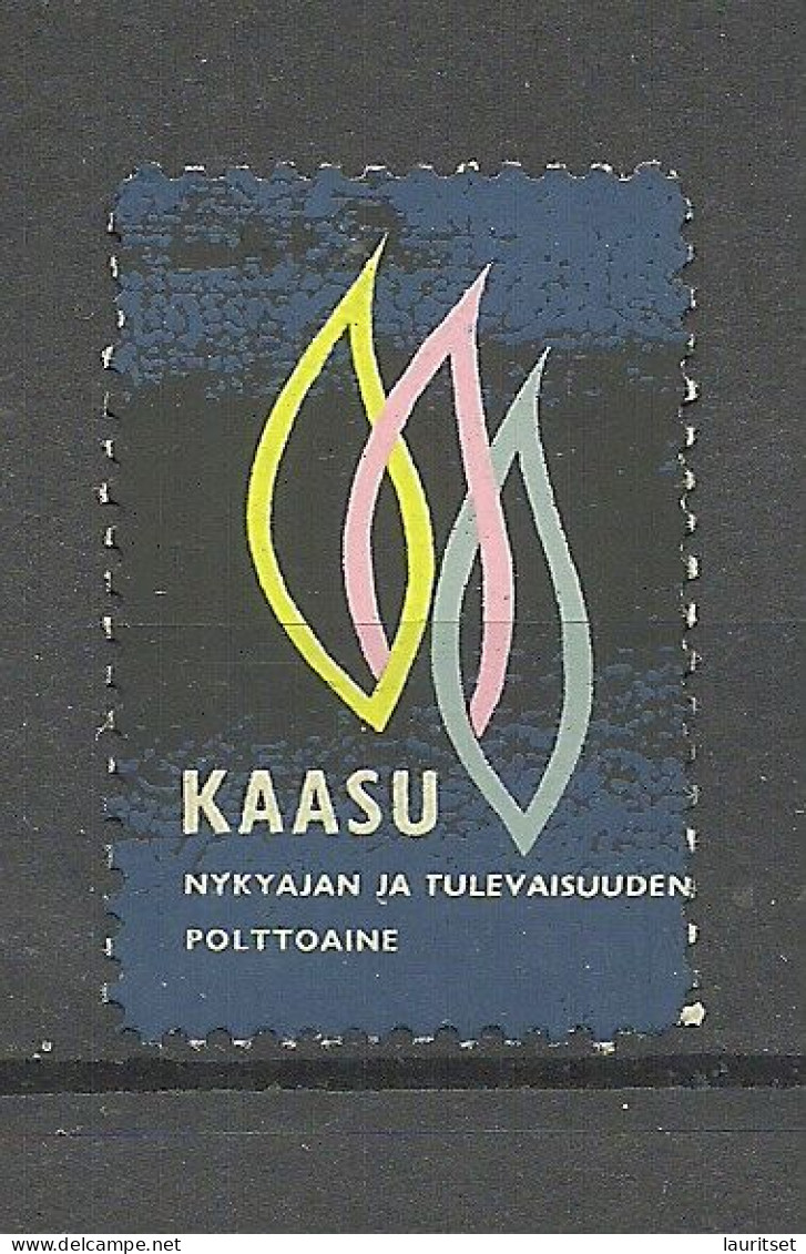 FINLAND FINNLAND Kaasu Fire Safety Propaganda Vignette Reklamemarke MNH - Erinnophilie