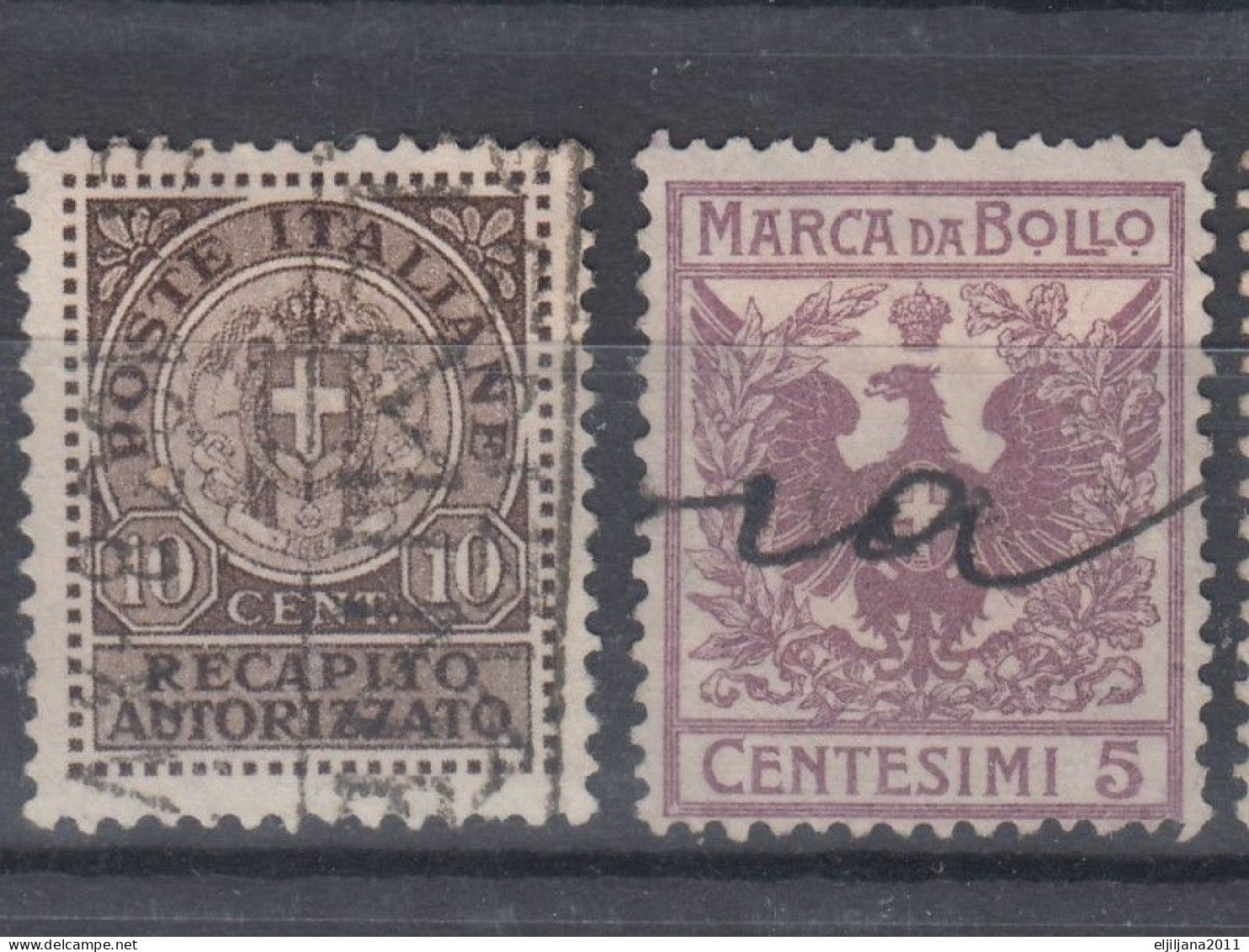 ⁕ ITALY ⁕ Marca da bollo / Tassa di bollo ⁕ 21v old revenue stamps - see all scan