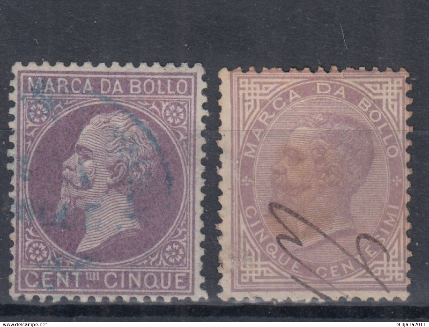 ⁕ ITALY ⁕ Marca da bollo / Tassa di bollo ⁕ 21v old revenue stamps - see all scan