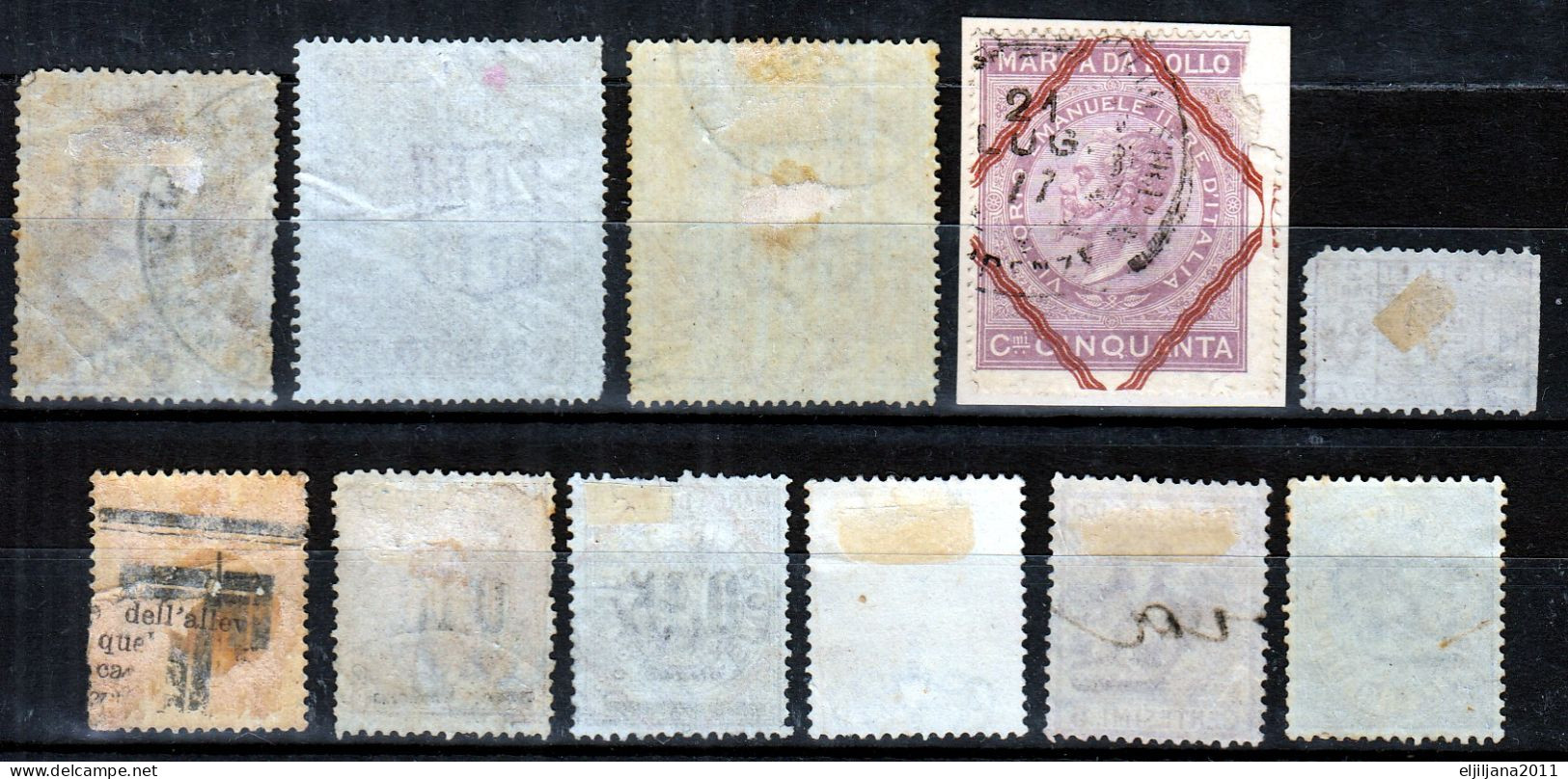 ⁕ ITALY ⁕ Marca da bollo / Tassa di bollo ⁕ 21v old revenue stamps - see all scan