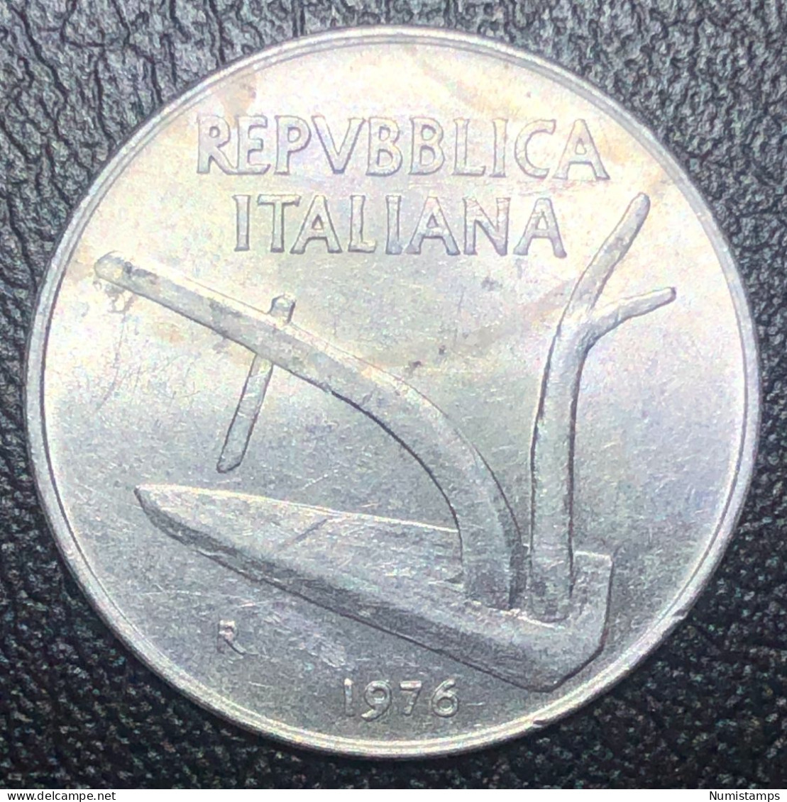 Italia 10 Lire, 1976 - 10 Liras