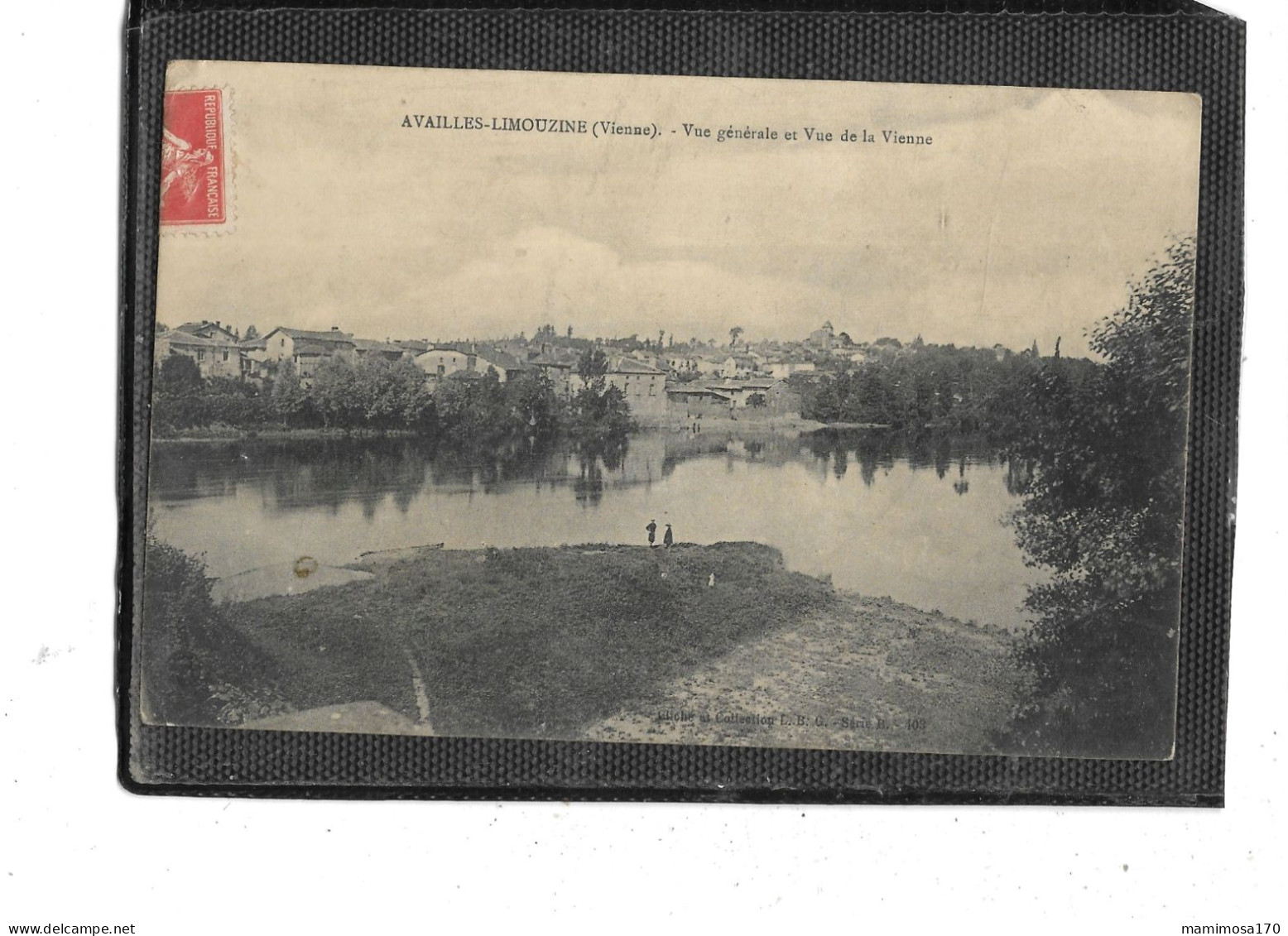 86-AVAILLES-LIMOUZINE - Une Vue Générale Du Village Et De La Vienne - Availles Limouzine