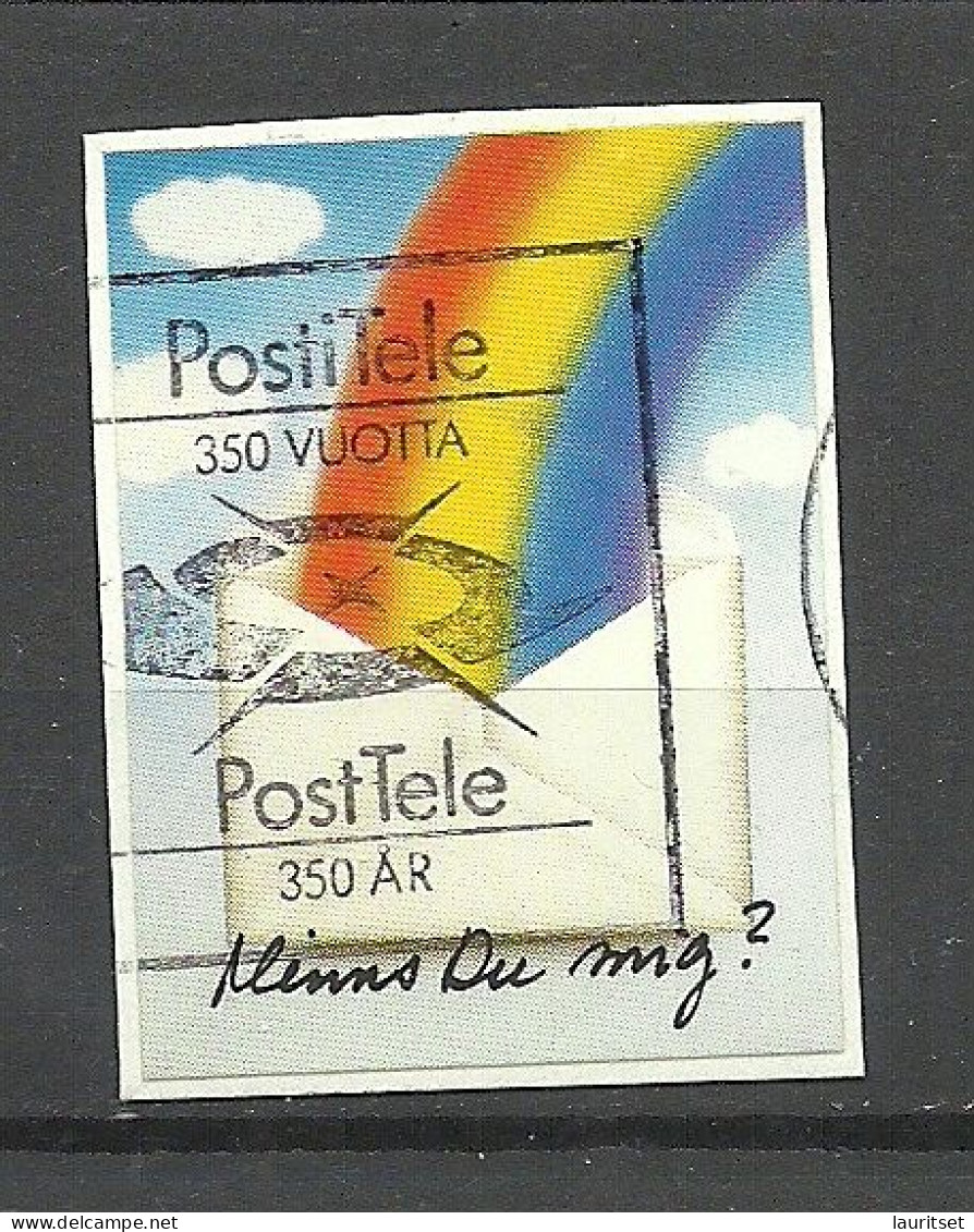 FINLAND FINNLAND Postal Service Postdienst Advertising Poster Stamp Vignette (sticker/Aufkleber), O - Erinnophilie