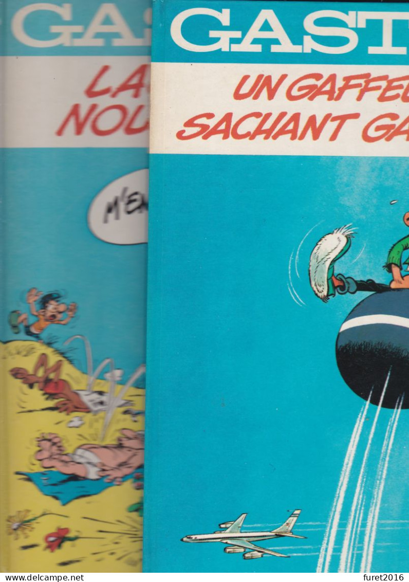 2 BD  Gaston N° 7  Un Gaffeur Sachant Gaffer Lagaffe Ns Gate N° 8  700 Grammes  Par FRANQUIN - Franquin