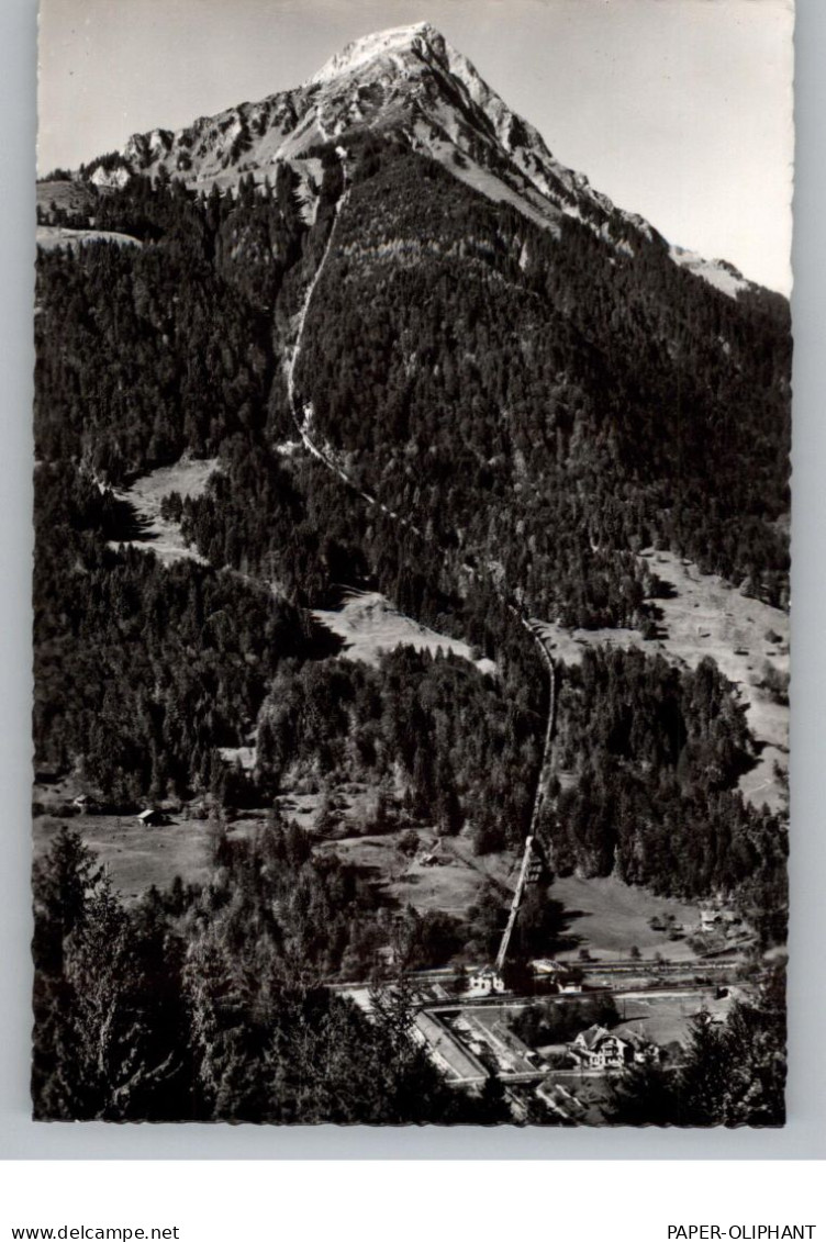 CH 3711 MÜLENEN BE, Niesenbahn - Trace, 1963 - Reichenbach Im Kandertal