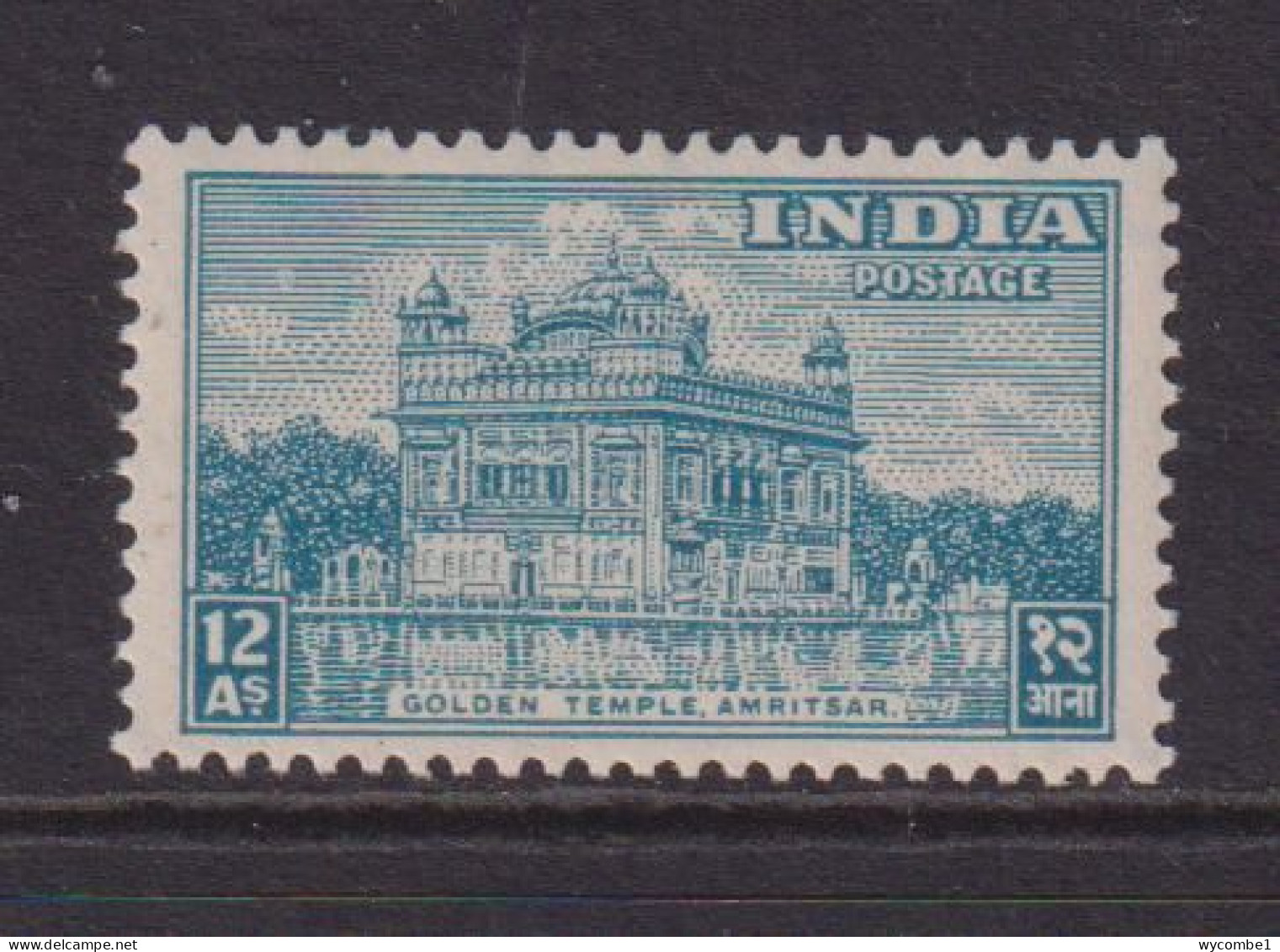 INDIA  - 1949 12a Hinged Mint - Ungebraucht