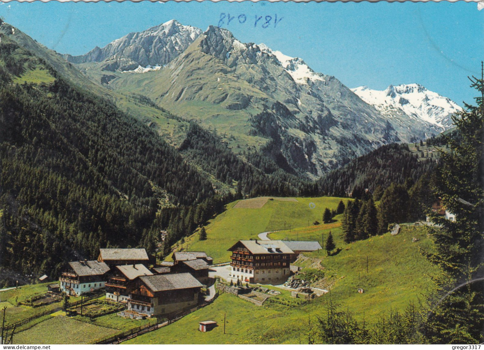 E1011) Ortschaft BURG Bei KALS Mit Kendelspitze U. Muntanitz - Osttirol - Kals
