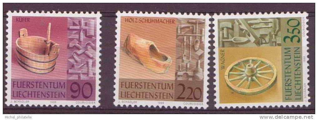 Liechtenstein - YT N° 1121 à 1123 ** - Neuf Sans Charnière - Neufs