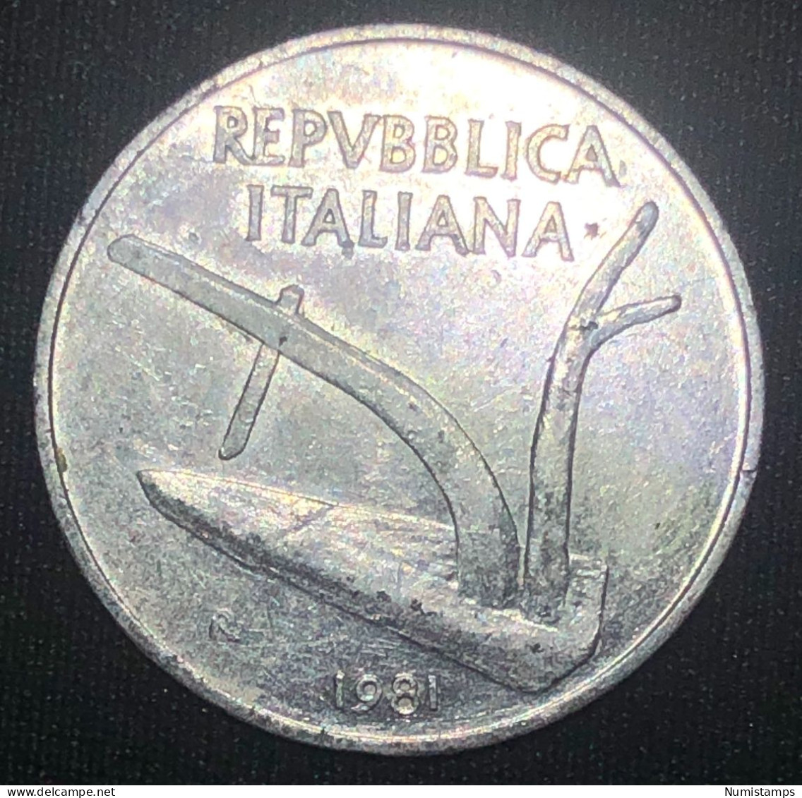 Italia 10 Lire, 1981 - 10 Liras