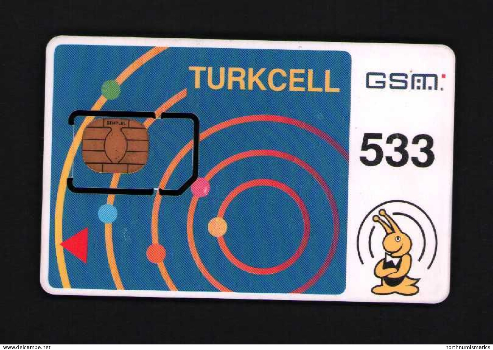 Turkiye Turkcell Gsm  Original Chip Sim Card  Scratch - Lots - Collections