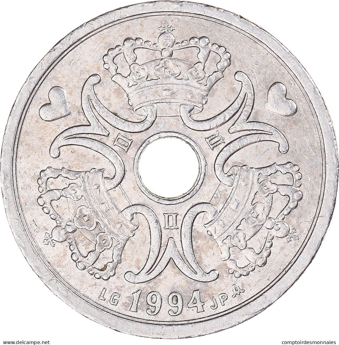 Monnaie, Danemark, 2 Kroner, 1994 - Danemark