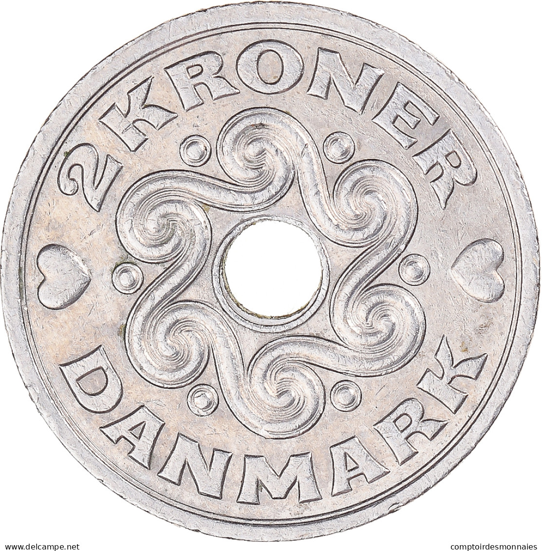 Monnaie, Danemark, 2 Kroner, 1994 - Danemark