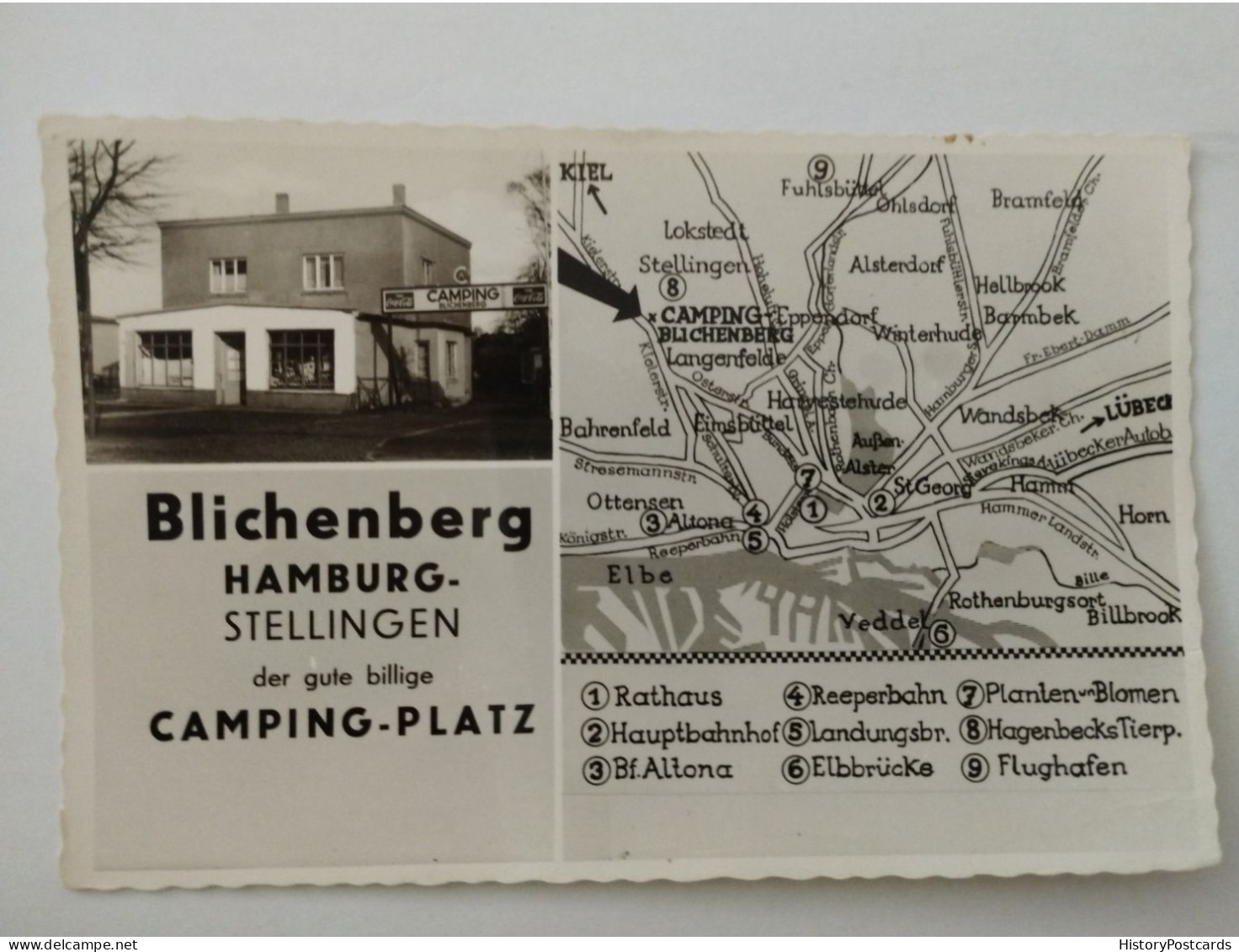 Hamburg-Stellingen, Campingplatz Blichenberg, 1960 - Stellingen