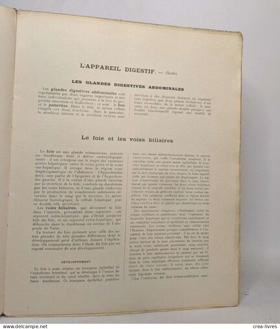 Manuel théorique et pratique d'histologie- troisième édition du cahier de travaux pratiques avec 576 figures / tomes 1 e