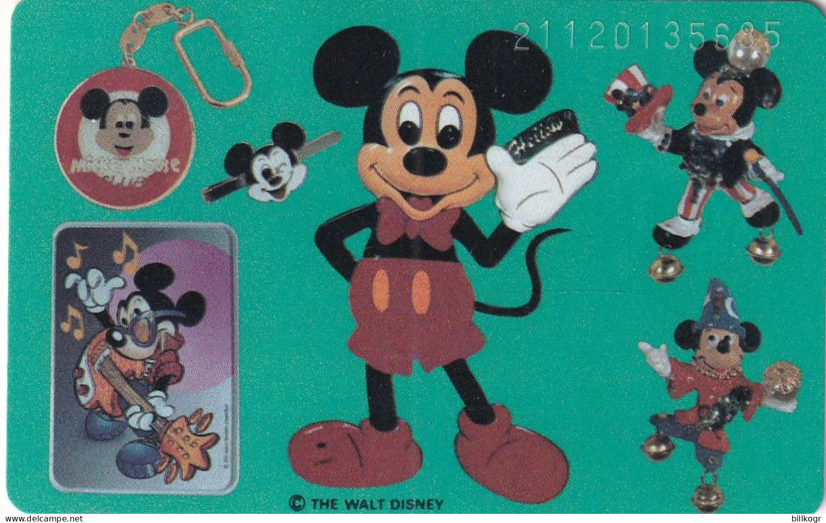 GERMANY(chip) - Walt Disney/Mickey Mouse, M/M(K 622 A), Tirage 3000, 12/91, Mint - K-Series : Série Clients