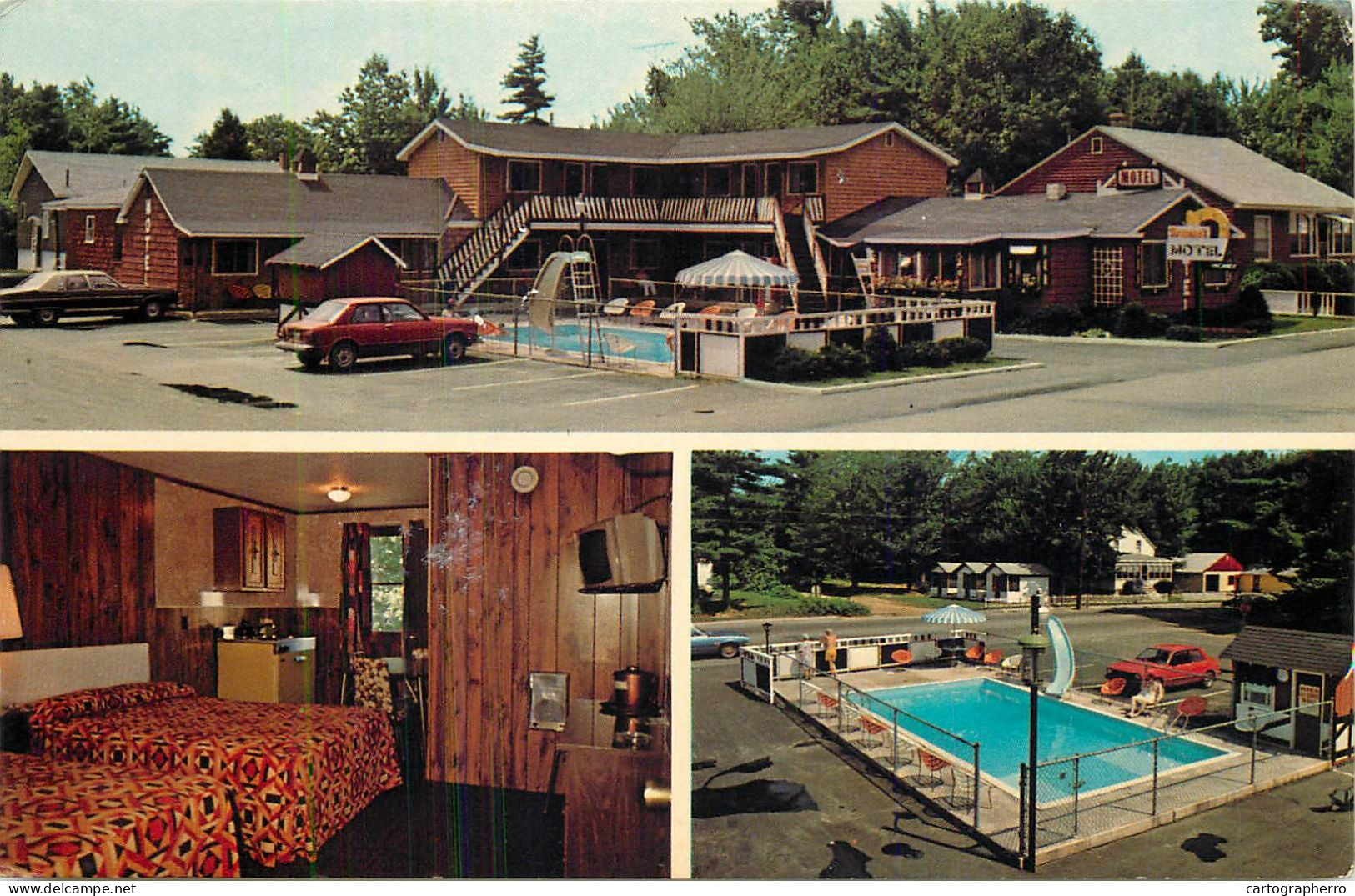 USA Old Orchard Beach ME Norman's Motel Multi View - Hotels & Restaurants
