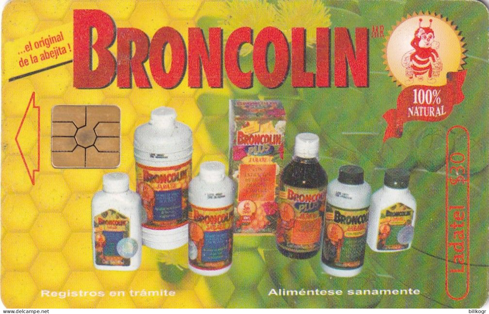 MEXICO - Broncolin, Calendar 2002, Used - Mexico