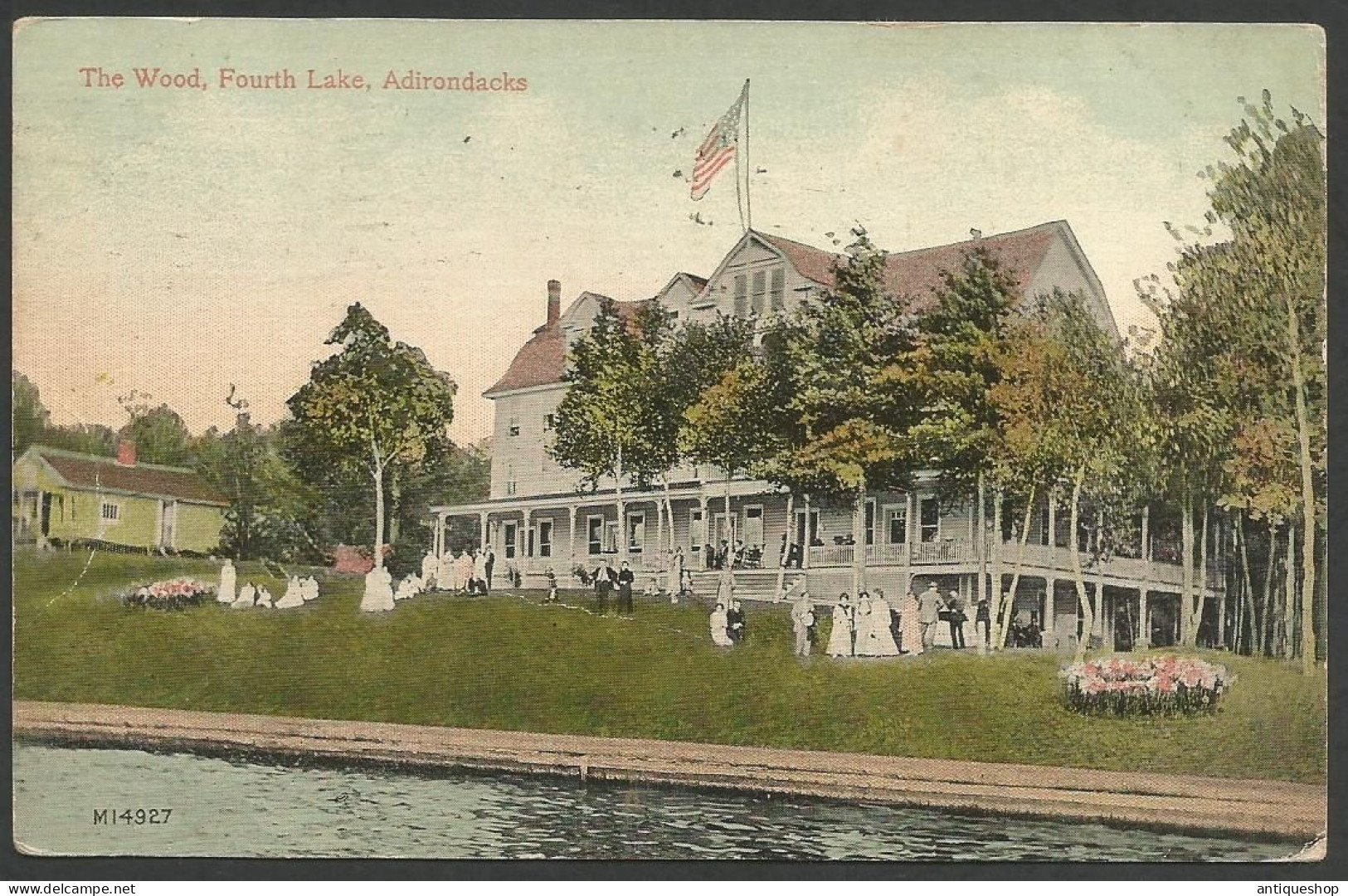 United States-----Fourth Lake (Adirondack)-----old Postcard - Adirondack