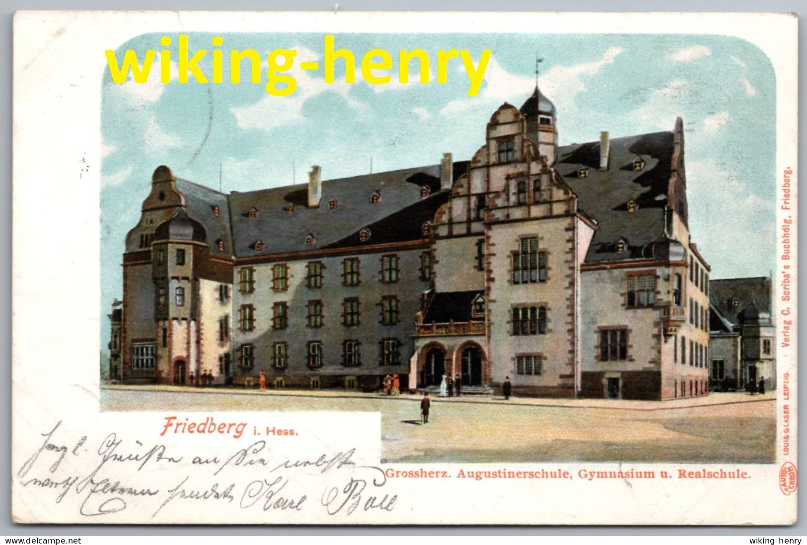 Friedberg - Grossherzogliche Augustinerschule Gymnasium Und Realschule - Friedberg