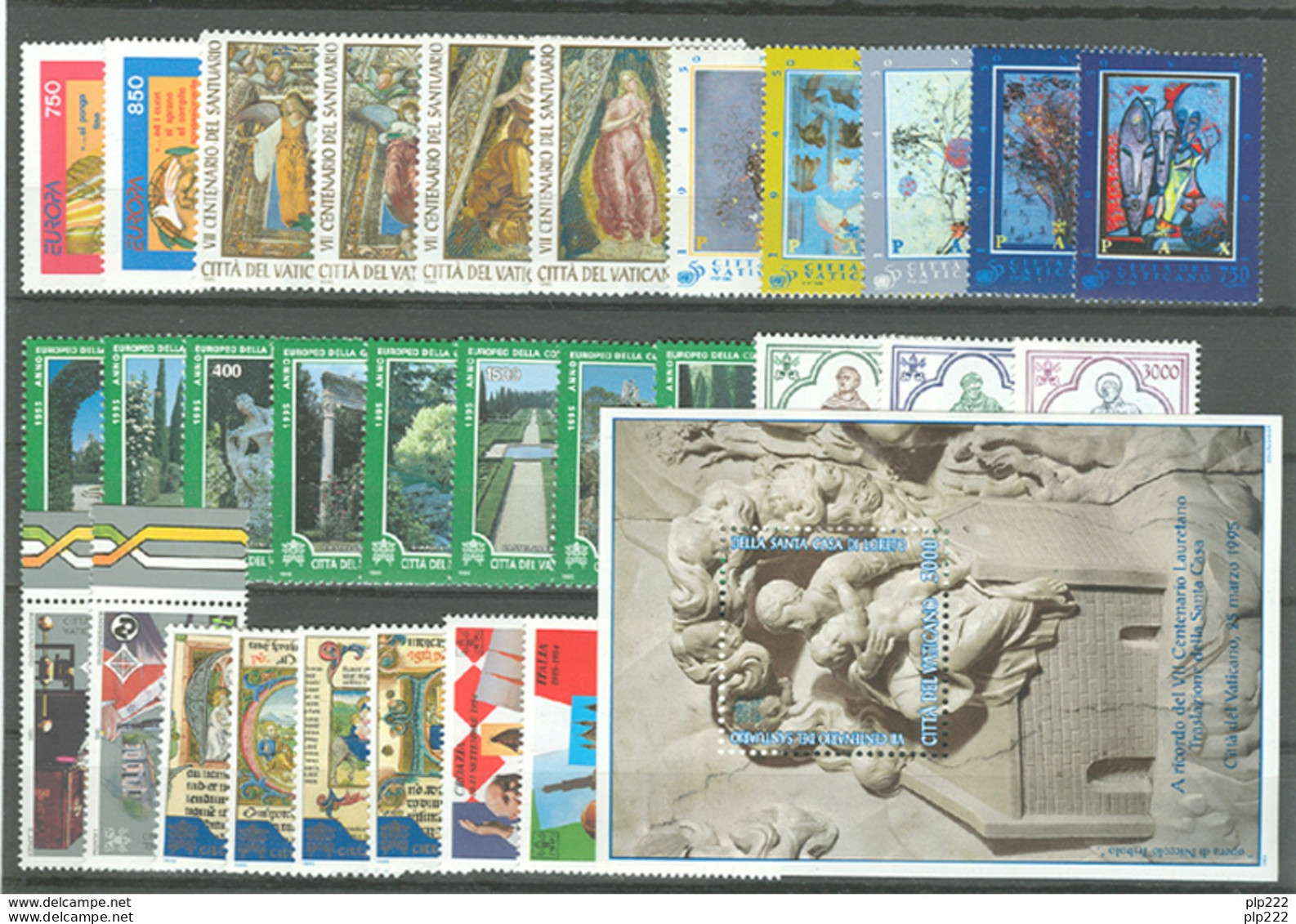 Vaticano 1995 Annata Completa/Complete Year MNH/** - Années Complètes