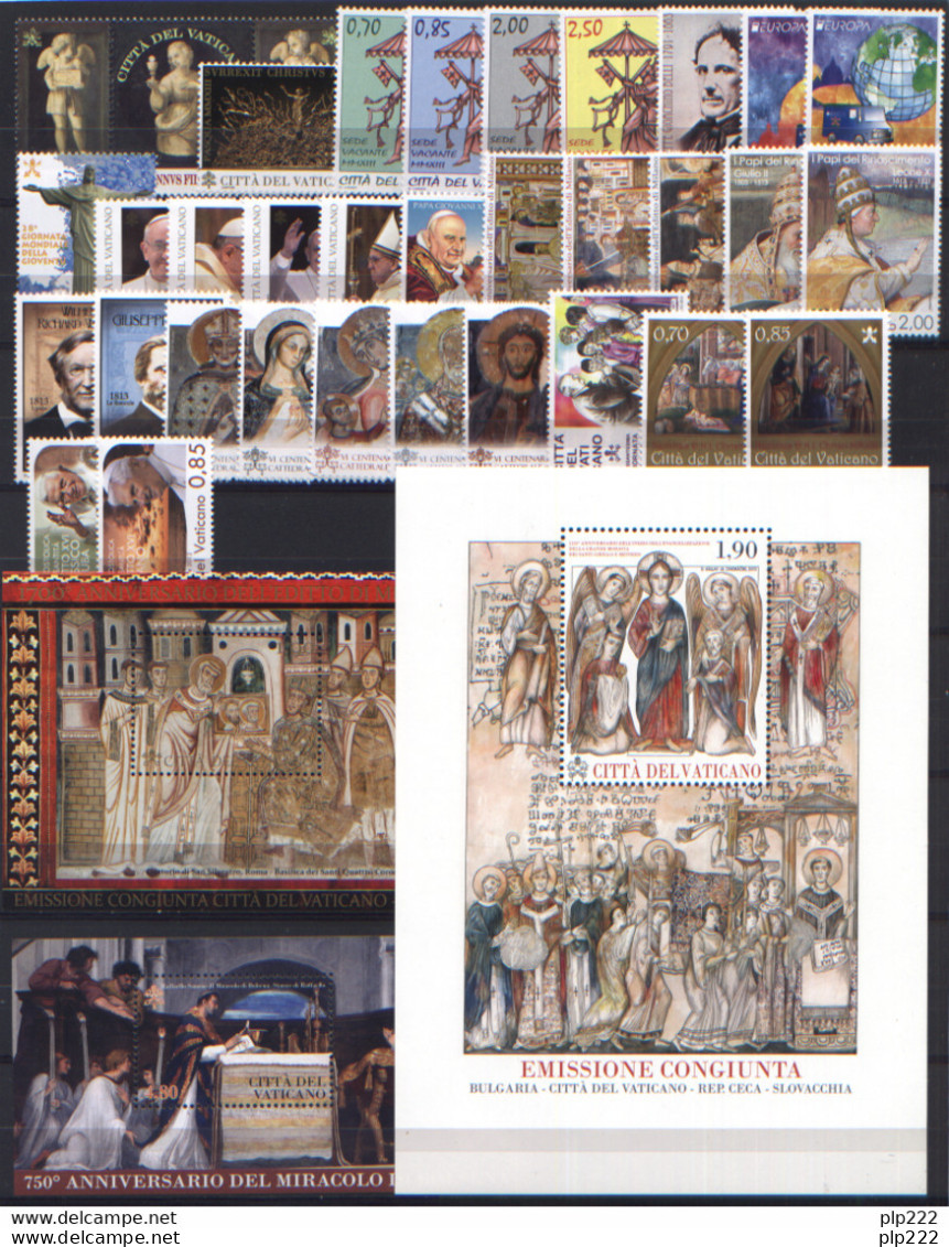Vaticano 2013 Annata Completa/Complete Year MNH/** - Años Completos