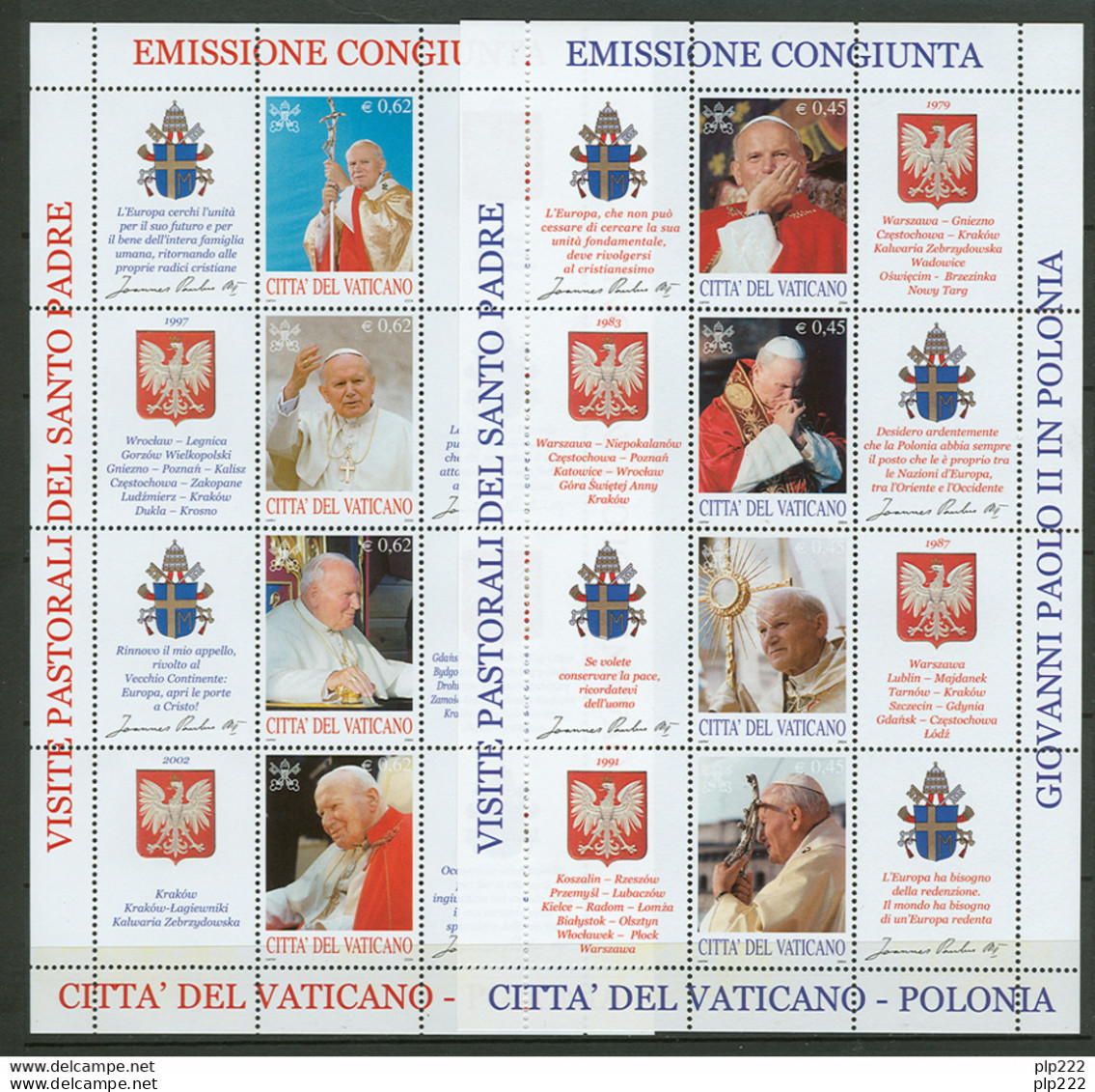 Vaticano 2004 Annata Completa/Complete Year MNH/** - Années Complètes