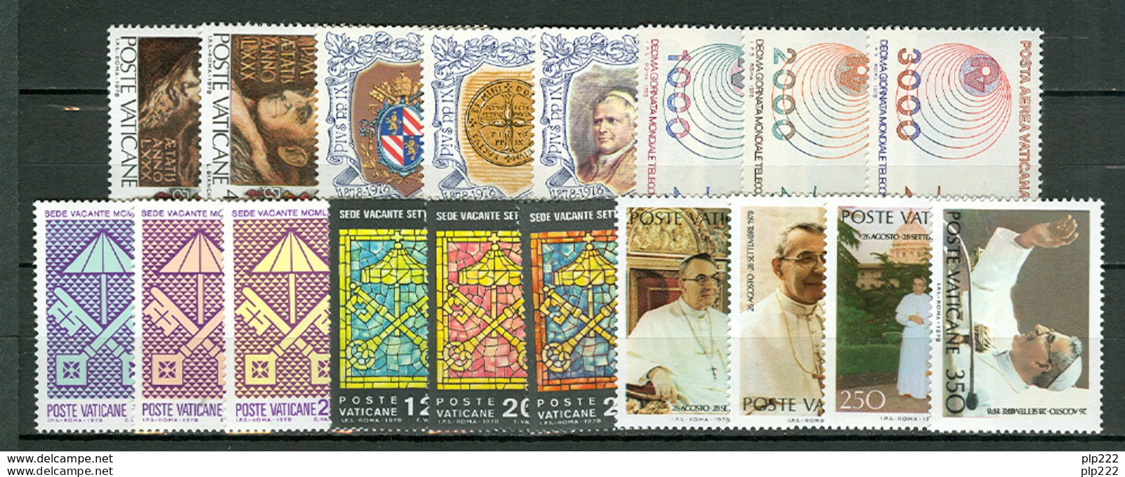 Vaticano 1978 Annata Completa/Complete Year MNH/** - Années Complètes