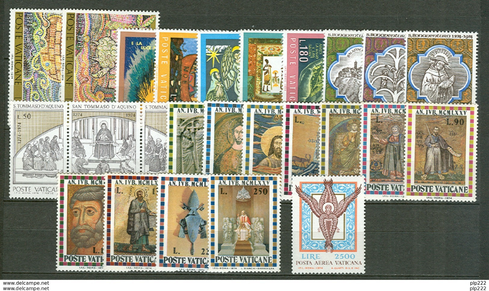 Vaticano 1974 Annata Completa/Complete Year MNH/** - Volledige Jaargang