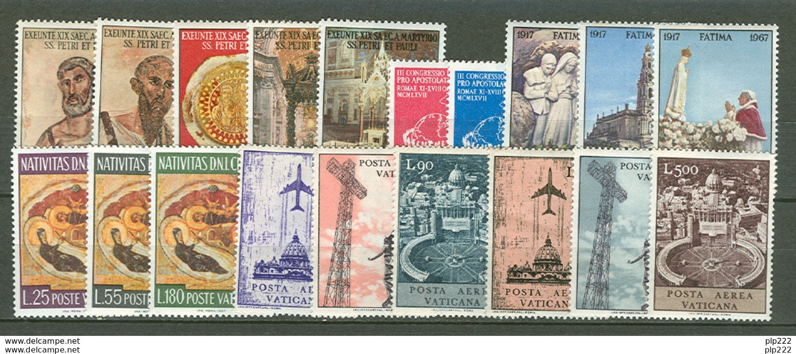 Vaticano 1967 Annata Completa/Complete Year MNH/** - Años Completos