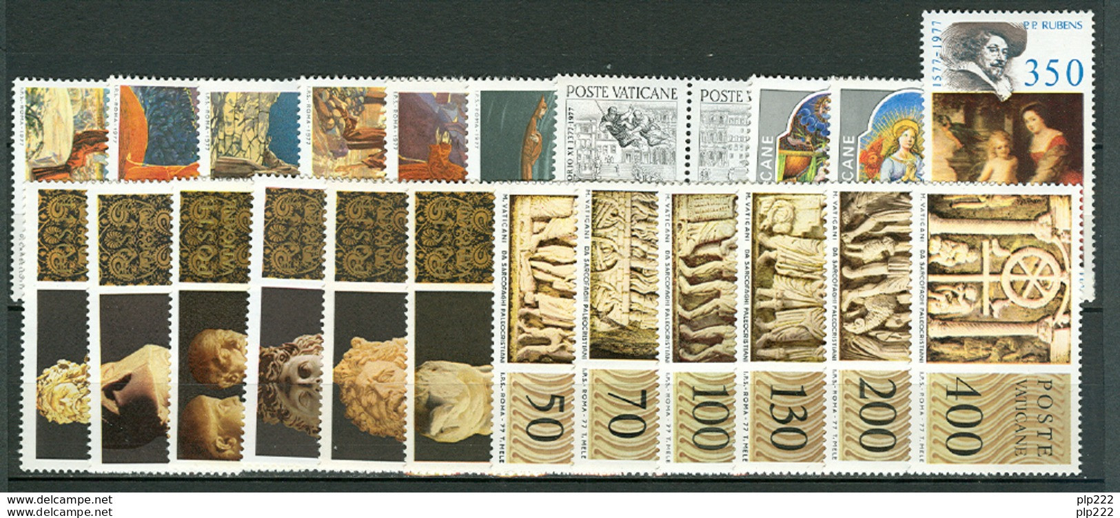 Vaticano 1977 Annata Completa/Complete Year MNH/** - Années Complètes