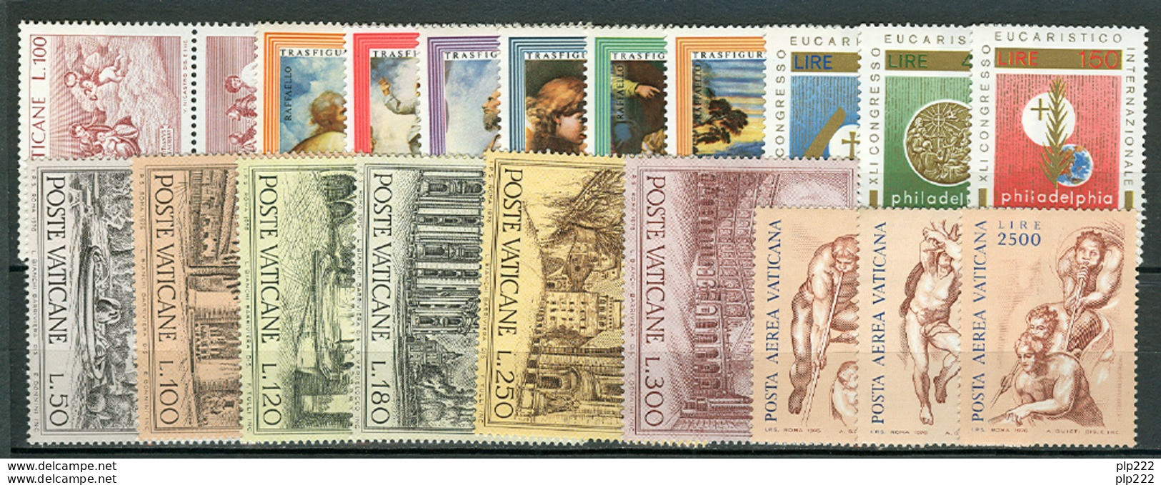 Vaticano 1976 Annata Completa/Complete Year MNH/** - Années Complètes