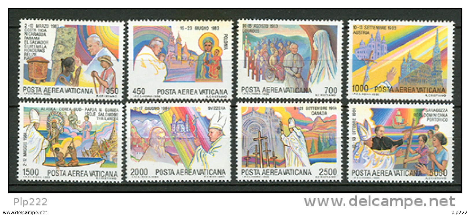 Vaticano 1986 Sass.A75/82 **/MNH VF - Airmail