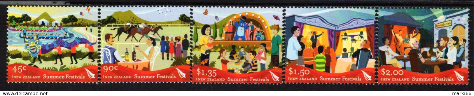 New Zealand - 2006 - Summer Festivals - Mint Stamp Set - Unused Stamps