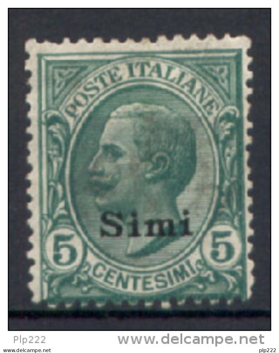 Egeo Simi 1912 Sass.2 */MH VF/F - Egeo (Simi)