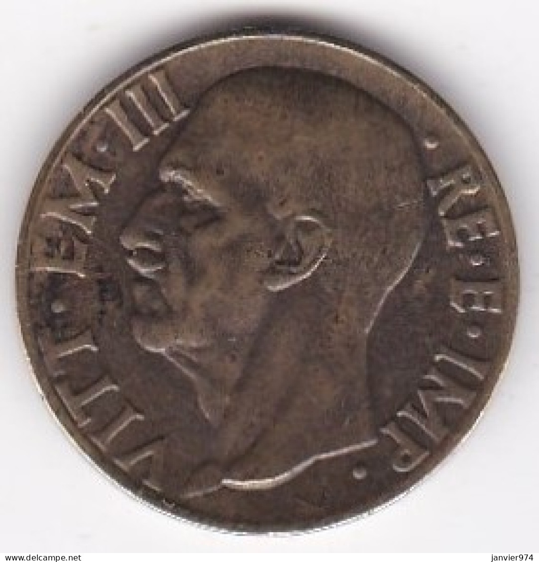 Italie 10 Centesimi 1940 An XVIII , Vittorio Emmanuel III, En Bronze Aluminium, KM# 74a - 1900-1946 : Victor Emmanuel III & Umberto II